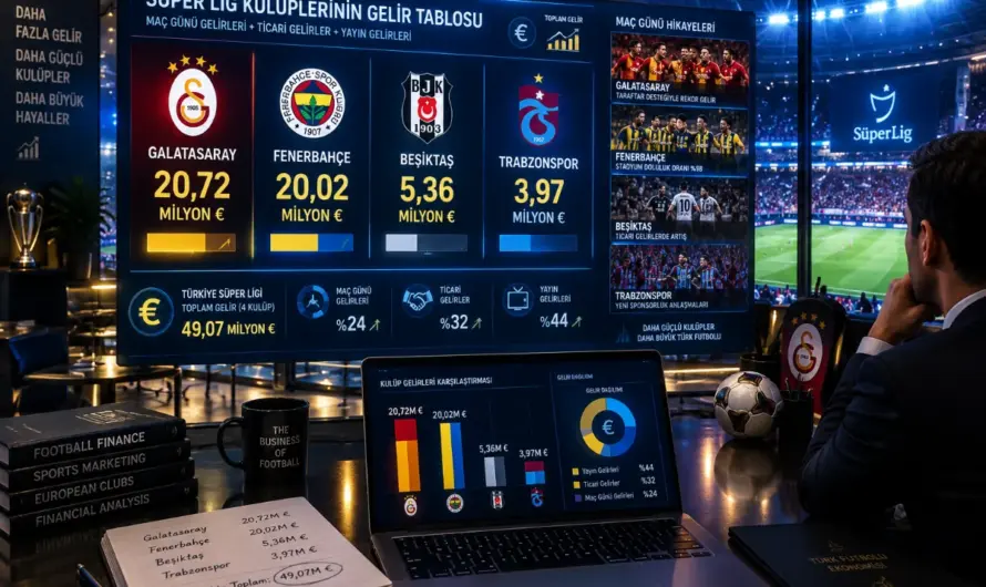 Avrupa Sahasında Türk Takımlarının Güncel Kasa Raporu