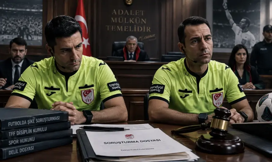 Türk Futbolunda Deprem: Hakem Dosyasında Tutuklama Talebi